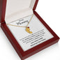Mommy from the Baby Bump - I'll always be with you. 1 Charm / 18K Yellow Gold Finish / Luxury Box w/LED Jewelry Giftinum