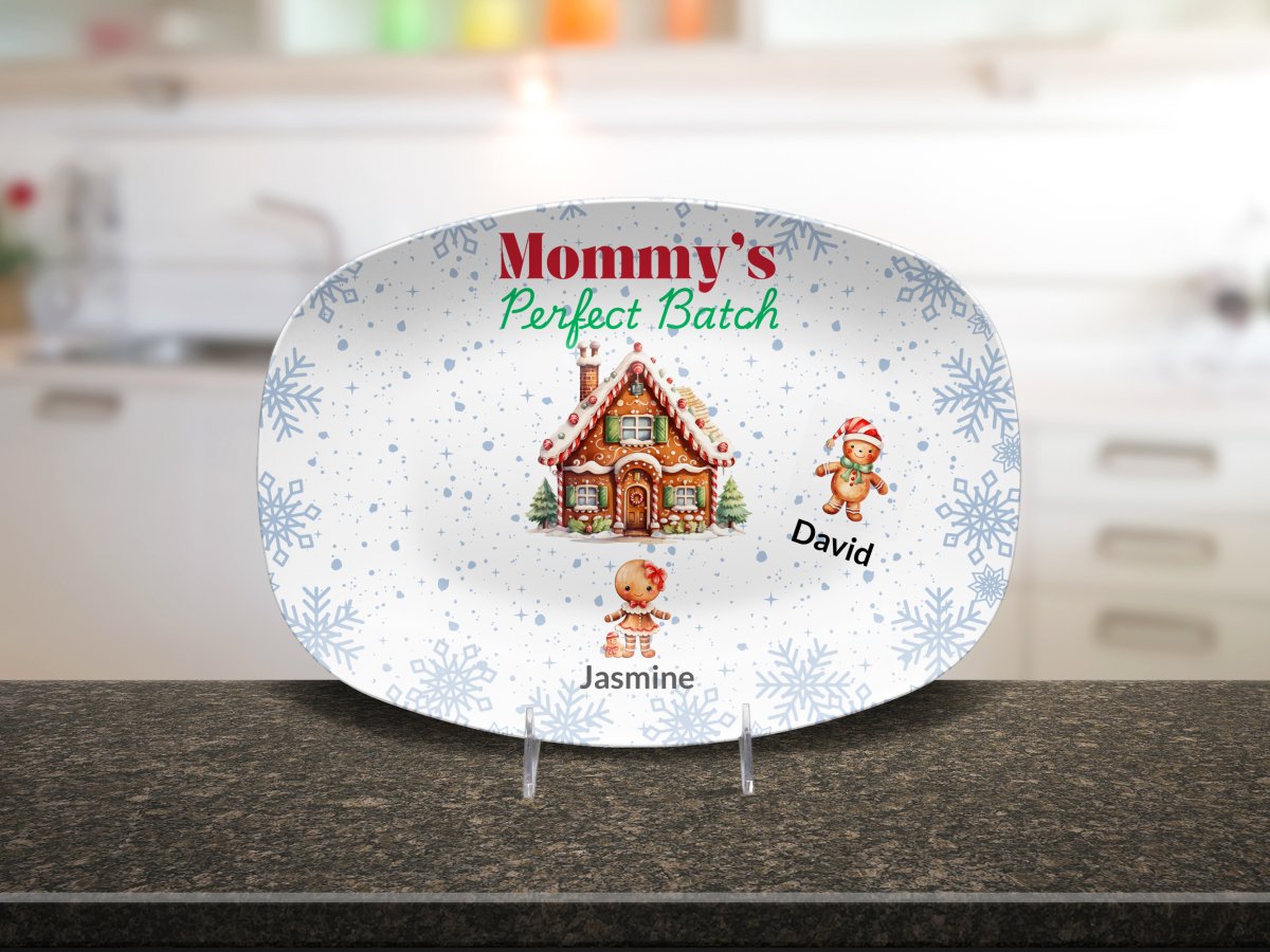 Mommy's Perfect Batch Christmas Platter Platter / 2 Children Platter Giftinum
