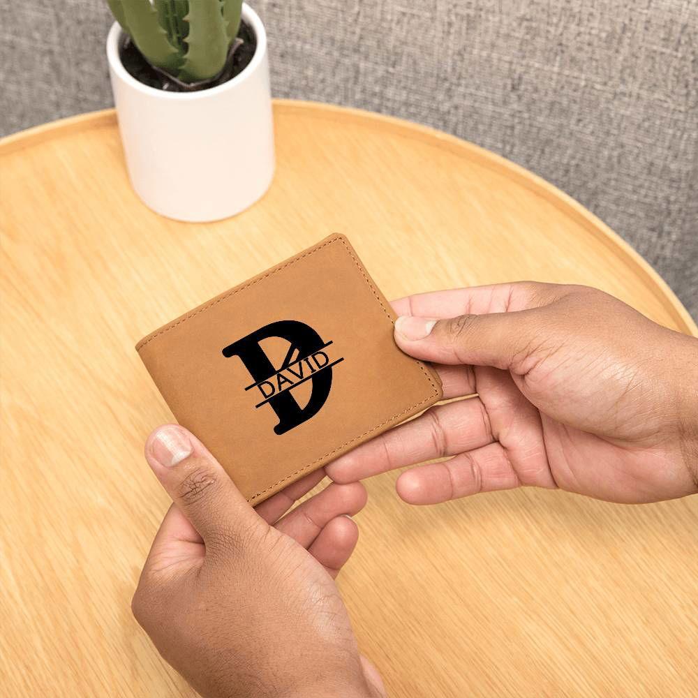 Monogram groomsman wallet Default Title Jewelry Giftinum