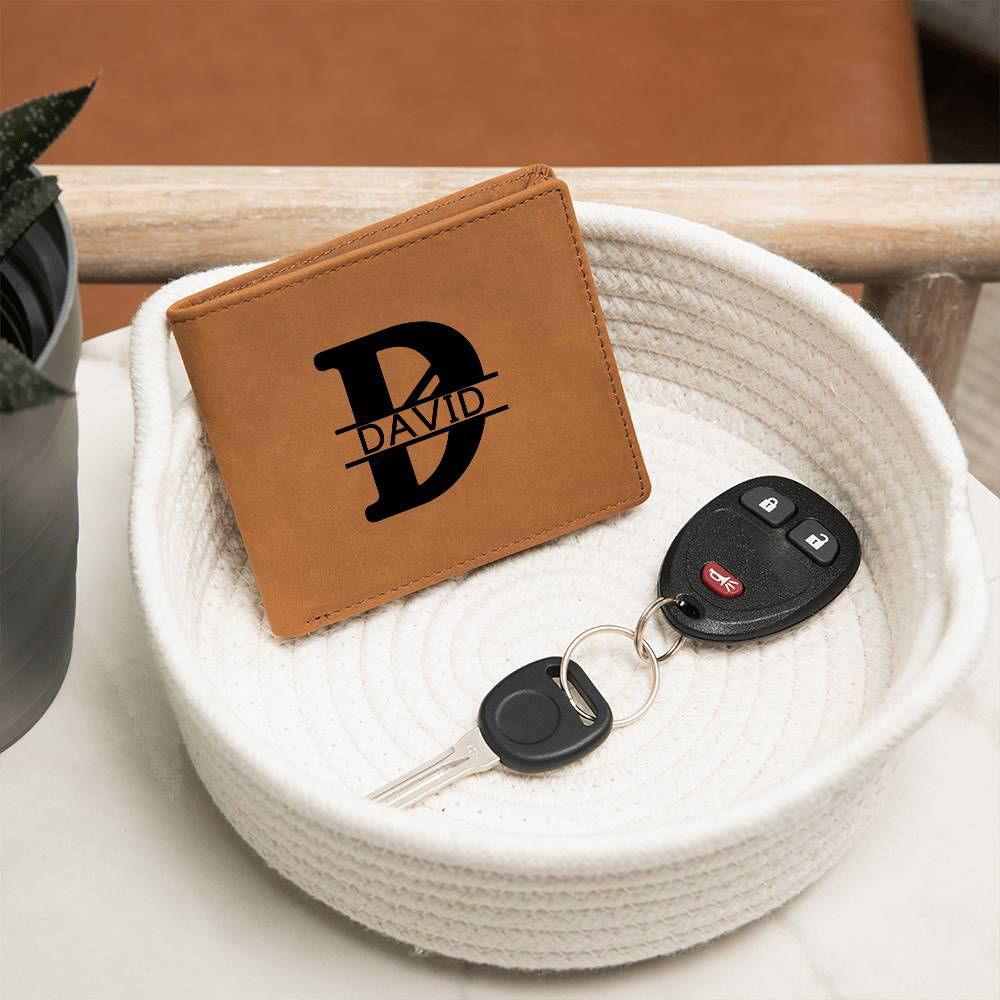 Monogram groomsman wallet Default Title Jewelry Giftinum