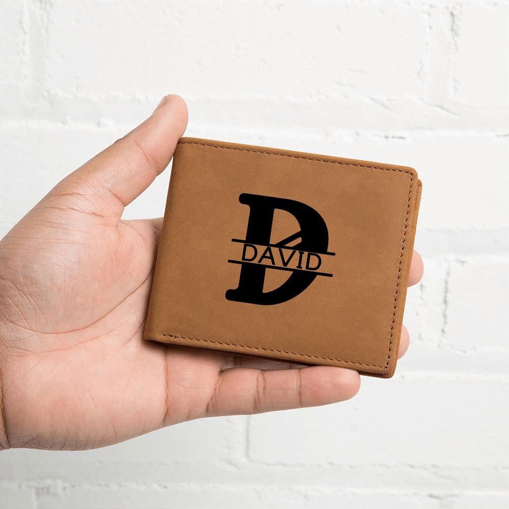 Monogram groomsman wallet Default Title Jewelry Giftinum