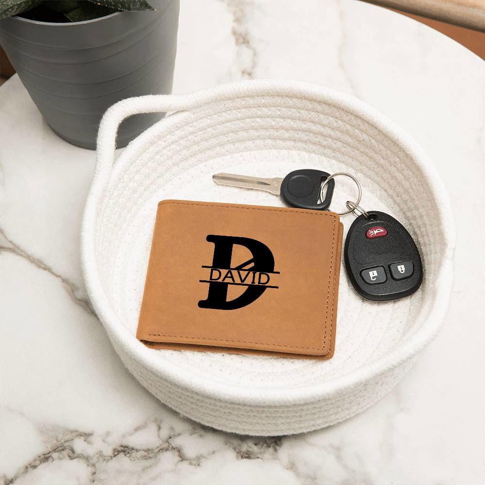 Monogram groomsman wallet Default Title Jewelry Giftinum