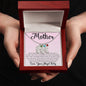 Mother from Baby Angel - Never Forget that I love you 3 Charms / Polished Stainless Steel / Luxury Box w/LED Jewelry Giftinum