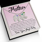 Mother from Baby Angel - Never Forget that I love you 4 Charms / Polished Stainless Steel / Two-Toned Box Jewelry Giftinum