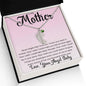 Mother from Baby Angel - Never Forget that I love you 1 Charm / Polished Stainless Steel / Two-Toned Box Jewelry Giftinum