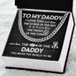 My Daddy - I love you more than Stainless Steel / Two-Toned Box Jewelry Giftinum
