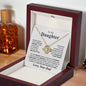 My Daughter Necklace | I Hope You Believe in Yourself 18K Yellow Gold Finish / Luxury Box Jewelry Giftinum