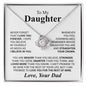 My Daughter Necklace | I Hope You Believe in Yourself 14K White Gold Finish / Standard Box Jewelry Giftinum