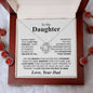 My Daughter Necklace | I Hope You Believe in Yourself 14K White Gold Finish / Standard Box Jewelry Giftinum