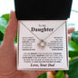 My Daughter Necklace | I Hope You Believe in Yourself 14K White Gold Finish / Standard Box Jewelry Giftinum