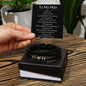 My man bracelet - When I say I love you Two Tone Box Jewelry Giftinum