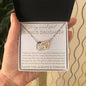 My Wonderful Bonus Daughter | Life gave me you 14k White Gold Finish / Standard Box Jewelry Giftinum