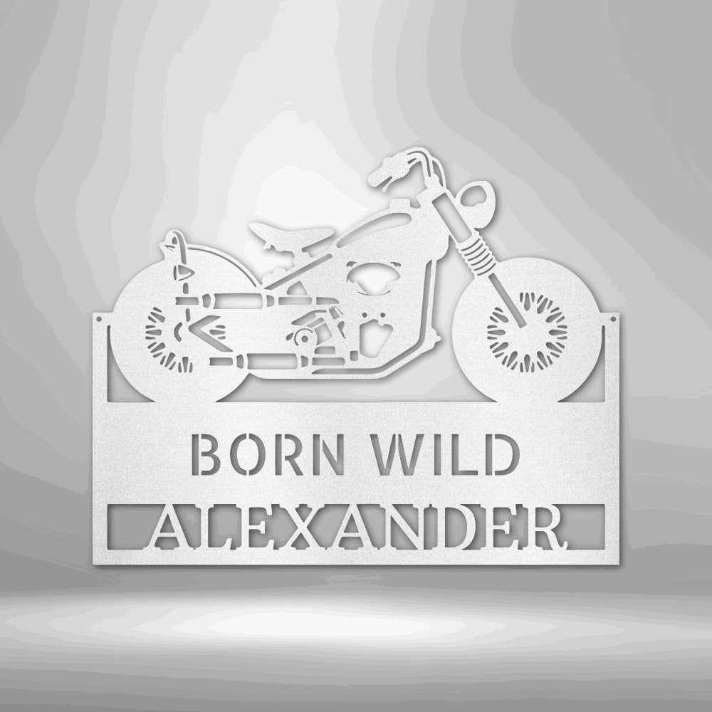 On Any Sunday Monogram - Steel Sign White / 12" Steel Sign Giftinum