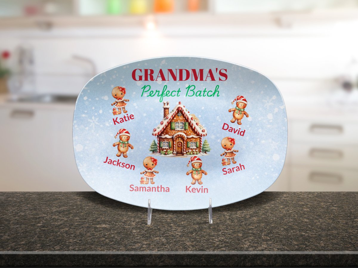 Personalized Grandma's Perfect Batch Platter (4) Platter / 1 Grandchild Giftinum