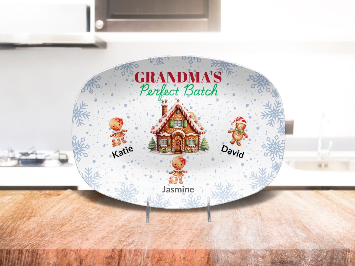 Personalized Grandma's Perfect Batch Platter (7) Platter / 1 Grandchild Giftinum