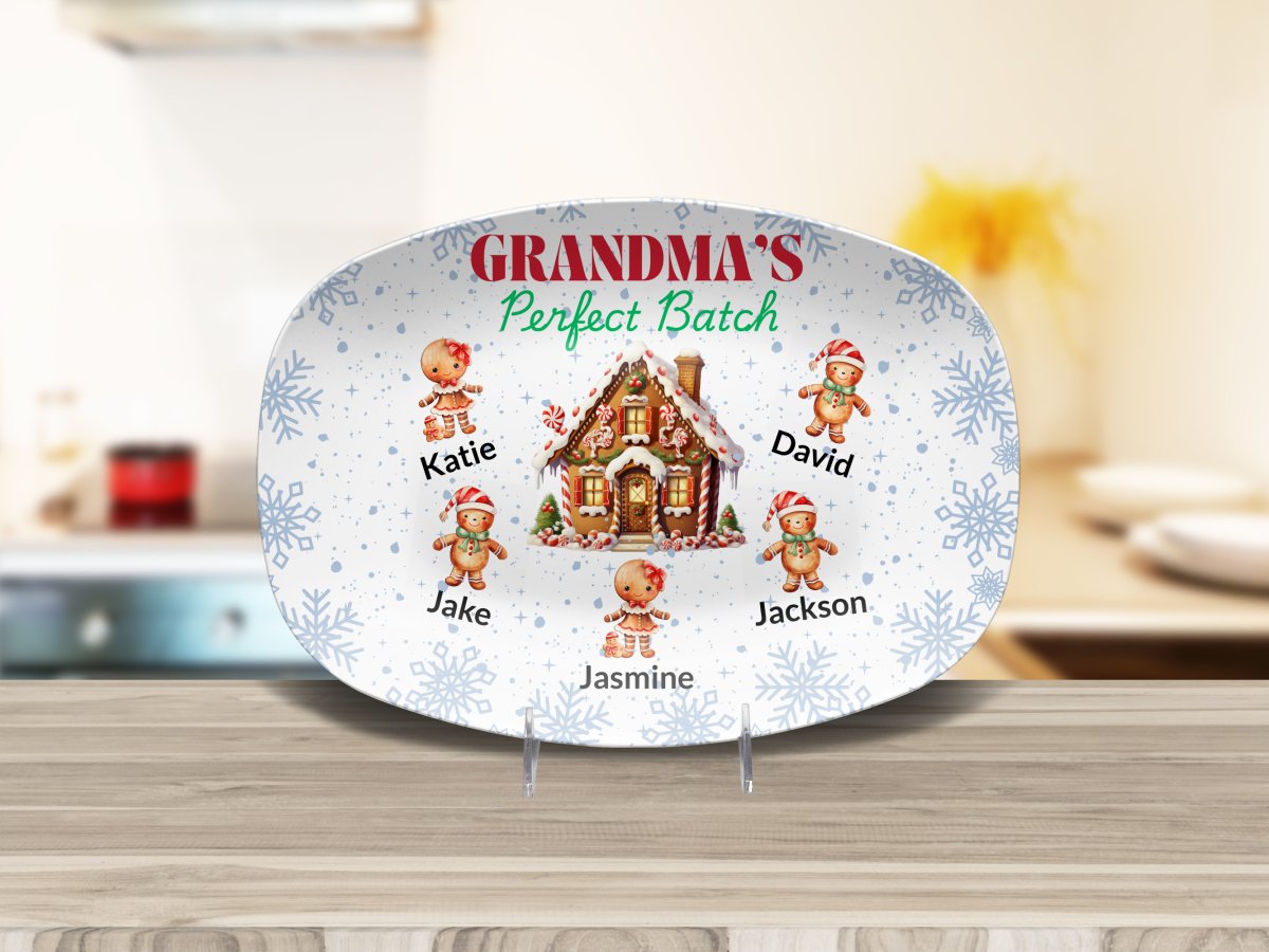 Personalized Grandma's Perfect Batch Platter (5) Platter / 1 Grandchild Giftinum