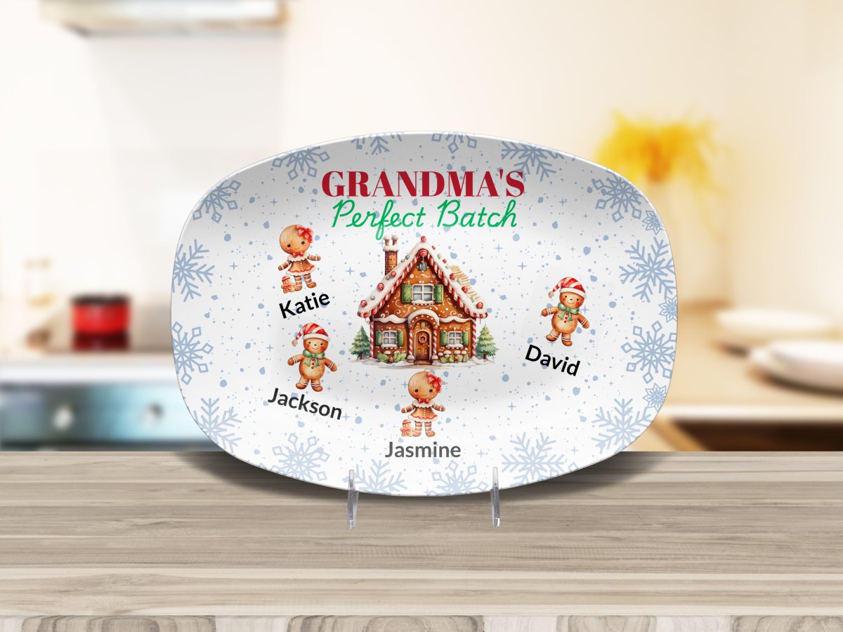 Personalized Grandma's Perfect Batch Platter (6) Platter / 1 Grandchild Giftinum