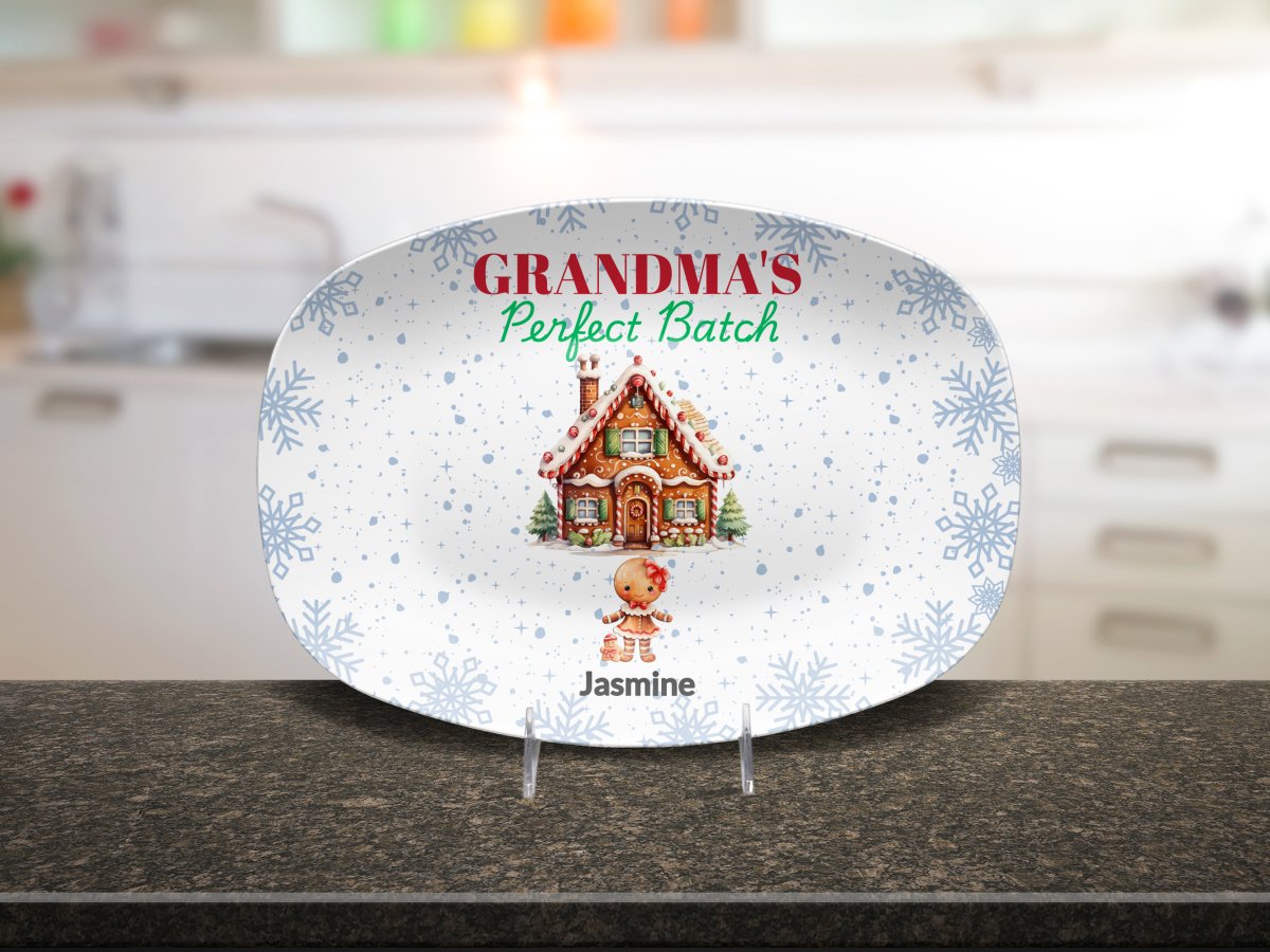Personalized Christmas Platter Platter / 1 Grandchildren Platter Giftinum