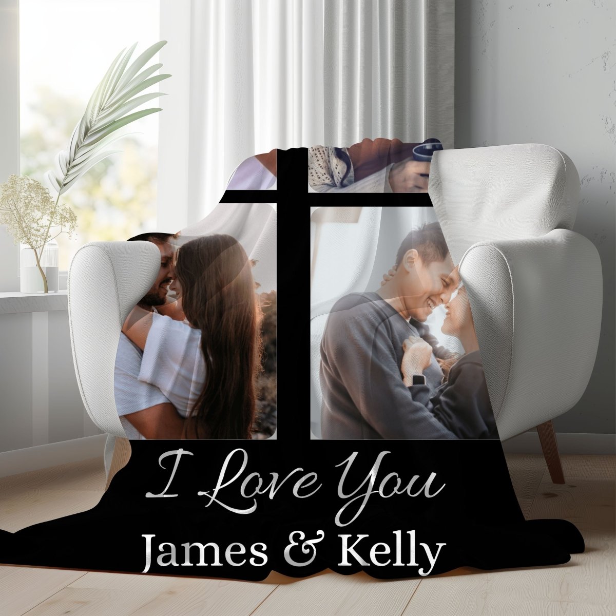 Personalized Couple Photo Blanket Fleece / 30x40 Blankets Giftinum