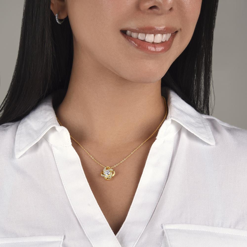 Personalized Daughter Necklace - See Gold 14K White Gold Finish / Standard Box Jewelry Giftinum