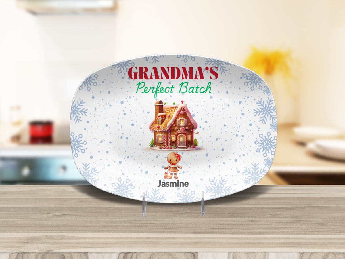 Personalized Grandma's Perfect Batch Platter (1) Platter / 1 Grandchild Platter Giftinum