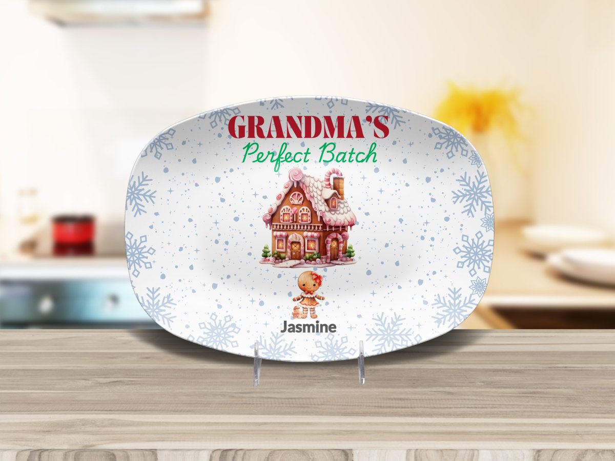 Personalized Grandma's Perfect Batch Platter (3) Platter / 1 Grandchild Platter Giftinum
