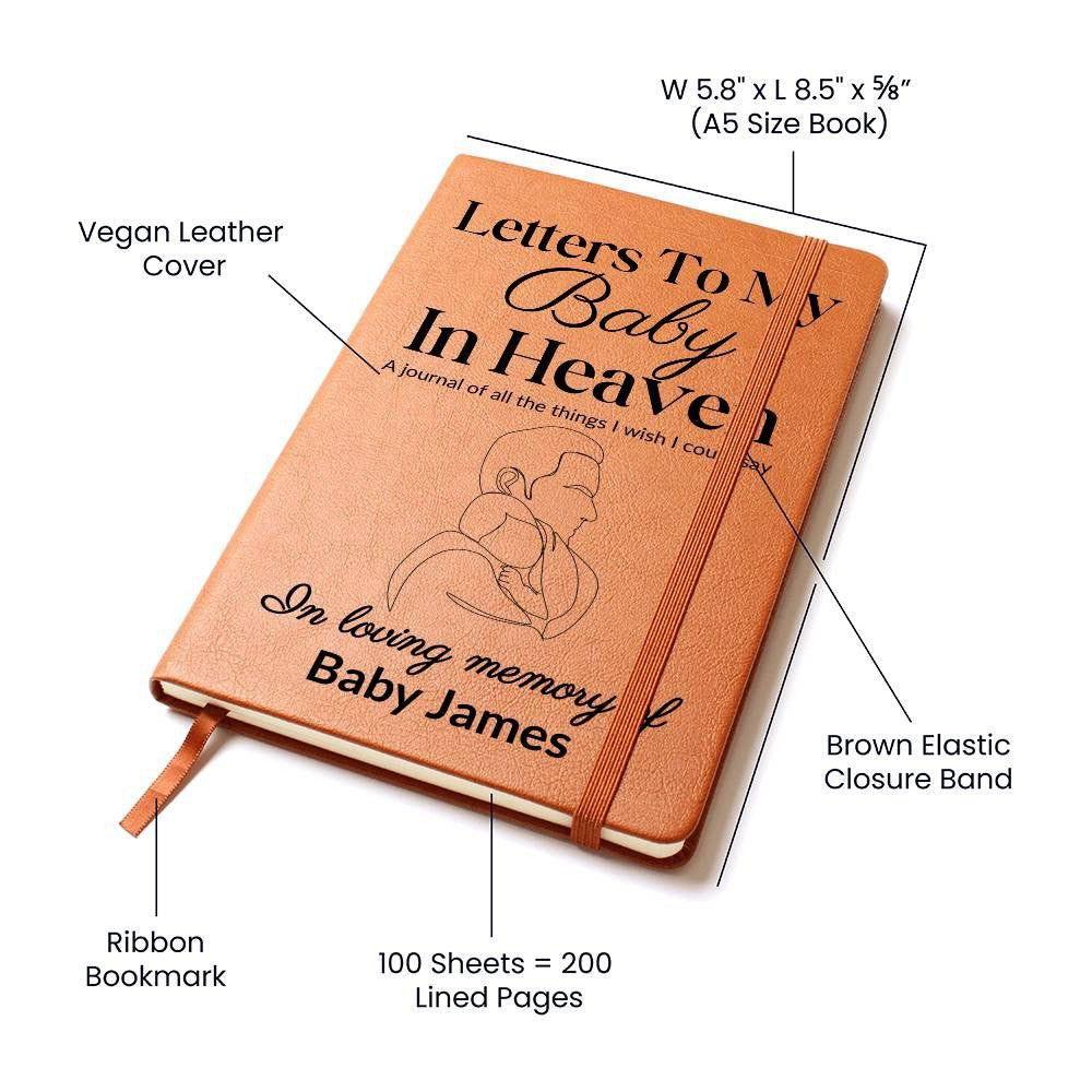 Personalized Letters to my Baby Heaven Default Title Journal Giftinum