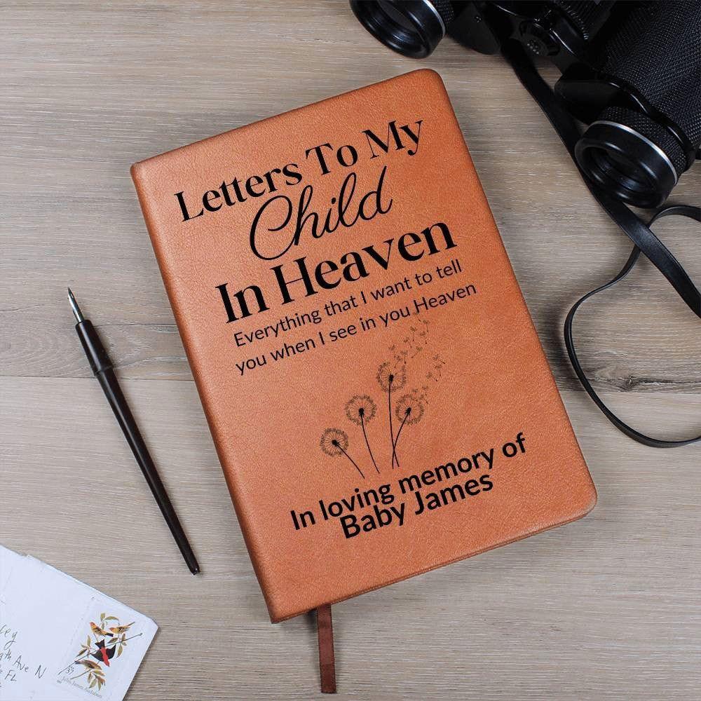 Personalized Letters to my Baby heaven Default Title Journal Giftinum