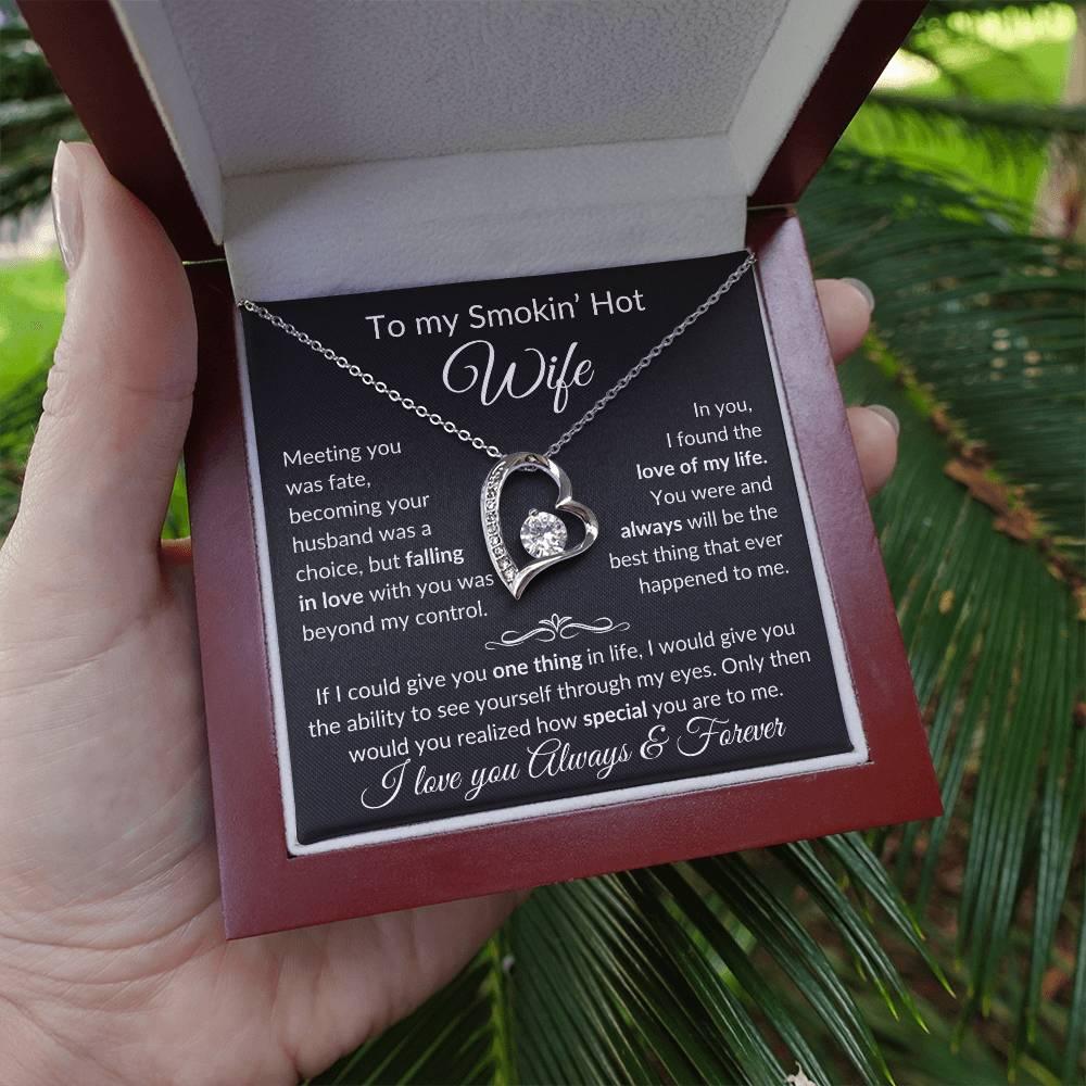 Smokin' Hot Wife Necklace | Meeting you was fate - Giftinum