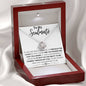 Soulmate Love Knot Necklace | Turn back time 14K White Gold Finish / Standard Box Jewelry Giftinum