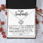 Soulmate Love Knot Necklace | Turn back time 14K White Gold Finish / Standard Box Jewelry Giftinum