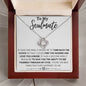 Soulmate Love Knot Necklace | Turn back time 14K White Gold Finish / Standard Box Jewelry Giftinum