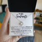 Soulmate Love Knot Necklace | Turn back time 14K White Gold Finish / Standard Box Jewelry Giftinum