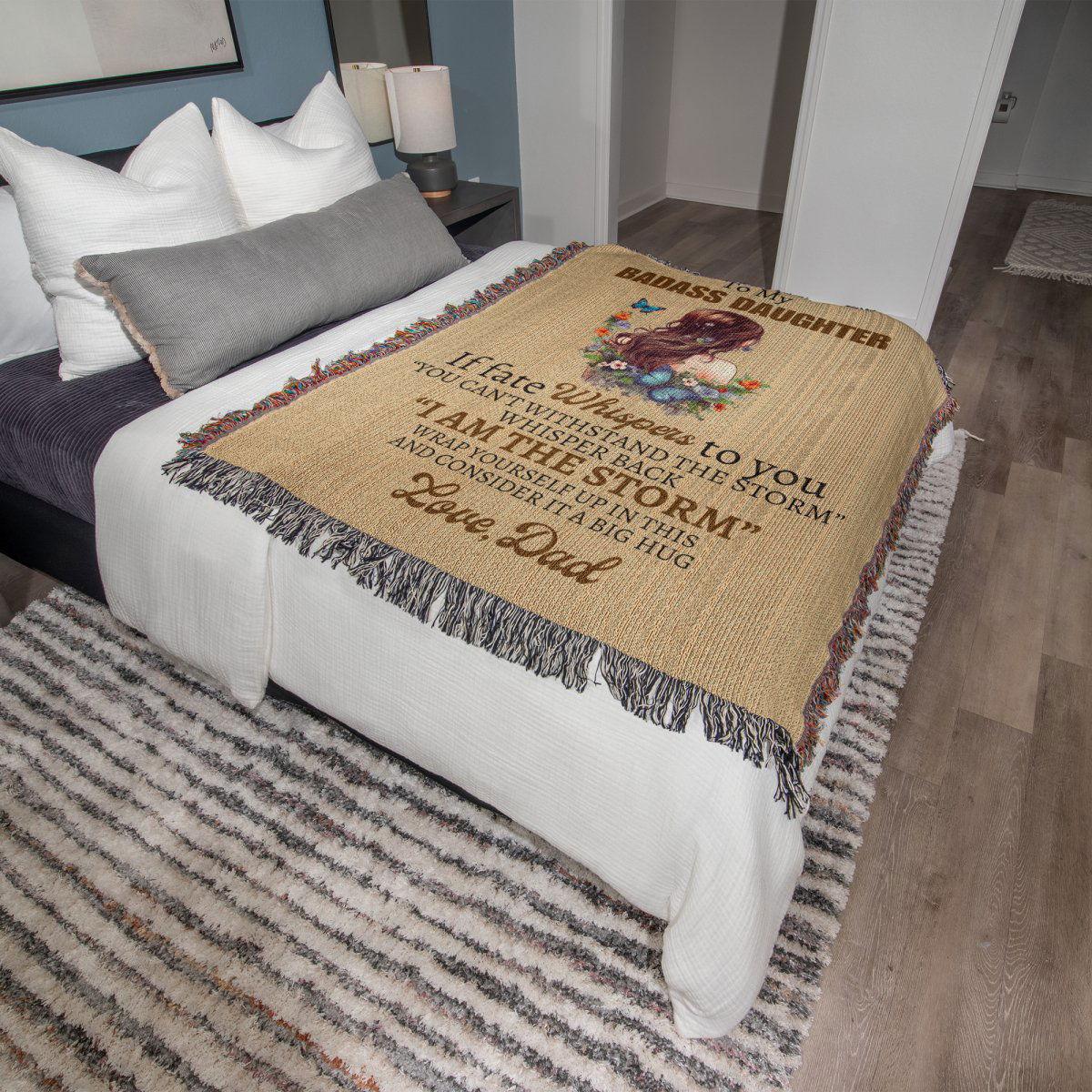 To Badass Daughter Love Dad - I am the storm Default Title Jewelry Giftinum