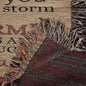 To Badass Daughter Love Mom & Dad Woven Blanket - If Fate Whispers Default Title Jewelry Giftinum