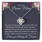 To Bonus Mom - Gift of Life 14K White Gold Finish / Standard Box Jewelry Giftinum