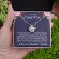 To Bonus Mom - Gift of Life 14K White Gold Finish / Standard Box Jewelry Giftinum