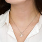 To Daughter Forever Love Necklace | Love & Protect you 14k White Gold Finish / Standard Box Jewelry Giftinum