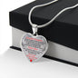 To Daughter Heart Necklace | Hard to find the words Luxury Necklace (Silver) / No Jewelry Giftinum
