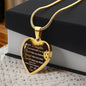 To Daughter Heart Necklace Love Dad Luxury Necklace (Silver) / No Jewelry Giftinum