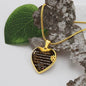 To Daughter Heart Necklace Love Dad Luxury Necklace (Silver) / No Jewelry Giftinum