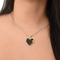 To Daughter Heart Necklace Love Dad Luxury Necklace (Silver) / No Jewelry Giftinum