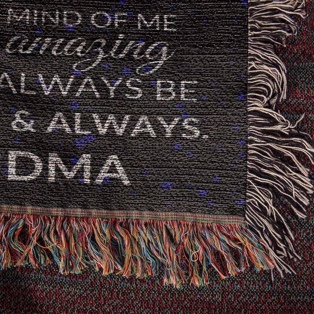 To Grandson Woven Blanket from Grandma - Bond knows no distance Default Title Jewelry Giftinum