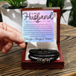 To Husband Bracelet - As we mourn the loss Luxury Box w/LED Jewelry Giftinum