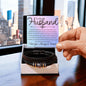 To Husband Bracelet - As we mourn the loss Two Tone Box Jewelry Giftinum