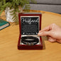 To Husband Bracelet - In moments when tears fall Two Tone Box Jewelry Giftinum