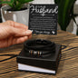 To Husband Bracelet - In moments when tears fall Two Tone Box Jewelry Giftinum