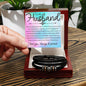 To Husband Bracelet - Please know I am here for you Luxury Box w/LED Jewelry Giftinum