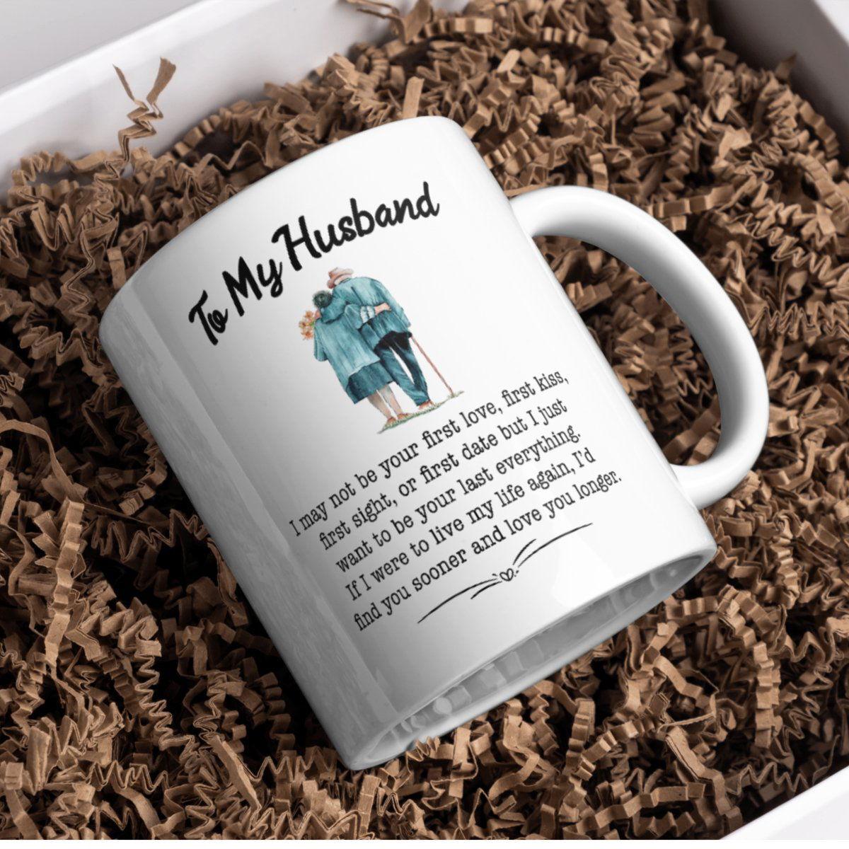 To Husband - Last Everything Mug Default Title Front/Back Giftinum