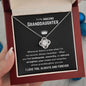 To My Amazing Granddaughter - Whenever there's a time 14K White Gold Finish / Mahogany Luxury Box w/LED Jewelry Giftinum